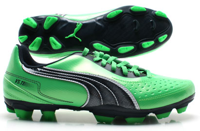 V5-11 i FG Football Boots Fluo Green-Midnight-Navy Kids