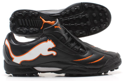 PowerCat 3.10 TT Football Trainers Black/Orange