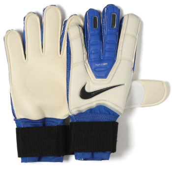 T90 Spyne Pro Goalkeeping Gloves White-Blue