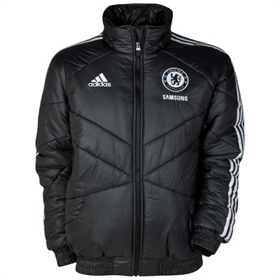 2011-12 Chelsea Adidas Padded Jacket (Black)