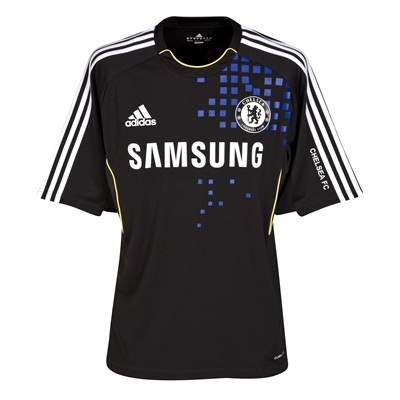 2011-12 Chelsea Adidas Training Jersey (Black) - Kids