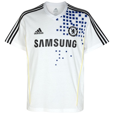 2011-12 Chelsea Adidas Training Tee (White)
