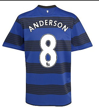2011-12 Man Utd Nike Away Shirt (anderson 8)