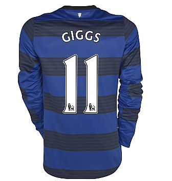 2011-12 Man Utd Nike L/S Away Shirt (Giggs 11) - Kids