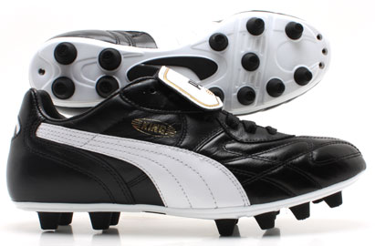 King 1982 Top K Di FG Football Boots Black-White-Gold