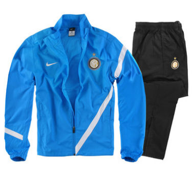 2011-12 Inter Milan Nike Woven Tracksuit (Blue)