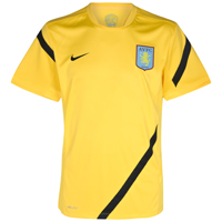 2011-12 Aston Villa Nike Sideline Training Shirt (Yellow)