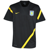 2011-12 Aston Villa Nike Sideline Training Shirt (Black)