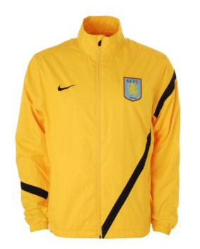 2011-12 Aston Villa Nike Sideline Jacket (Yellow)