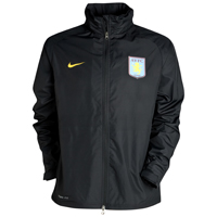 2011-12 Aston Villa Nike Basic Rainjacket (Black)