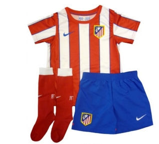 2011-12 Athletico Madrid Home Nike Little Boys Mini Kit