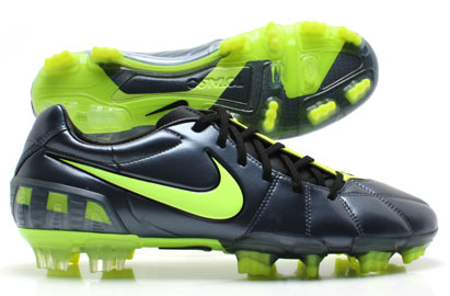 Total 90 Laser III FG Football Boots Metallic Blue Dusk-Neon Yel
