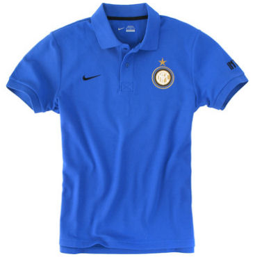 2011-12 Inter Milan Nike Travel Polo Shirt (Blue)