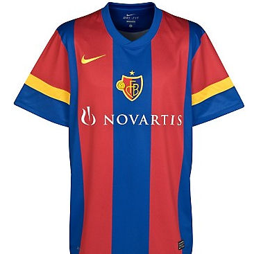 2011-12 FC Basle Nike Home Football Shirt