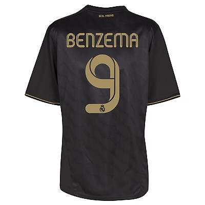 2011-12 Real Madrid Away Shirt (benzema 9)