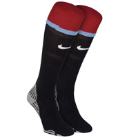 2011-12 Aston Villa Home Nike Football Socks