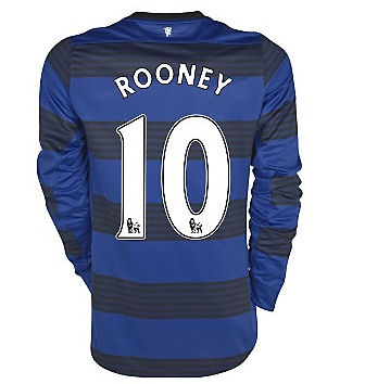 2011-12 Man Utd Nike L/S Away Shirt (Rooney 10)