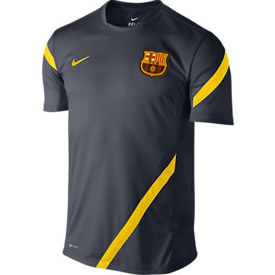 2011-12 Barcelona Nike Sideline Training Shirt (Black)