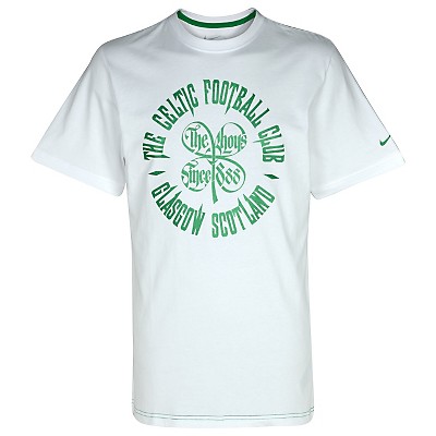 2011-12 Celtic Nike Core Basic Tee (White)