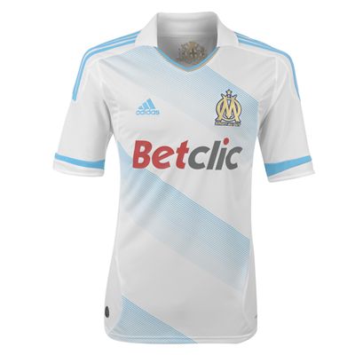 2011-12 Marseille Adidas Home Football Shirt