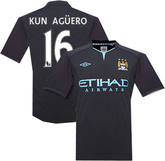 2011-12 Manchester City Umbro 3rd Shirt (Kun Aguero 16)