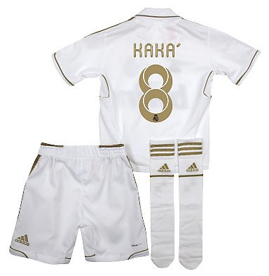 2011-12 Real Madrid Home Little Boys Mini Kit (Kaka 8)