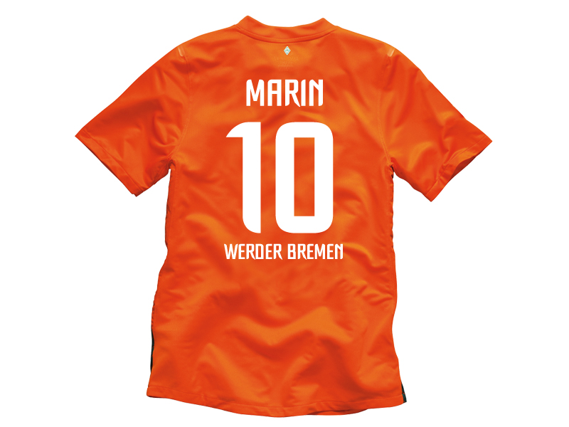 2011-12 Werder Bremen Nike Away Shirt (Marin 10)