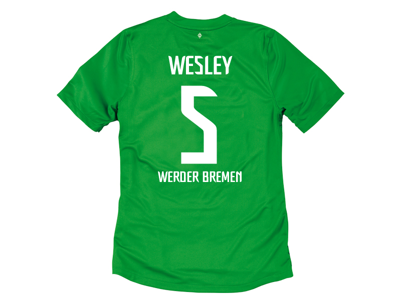 2011-12 Werder Bremen Nike Home Shirt (Wesley 5)