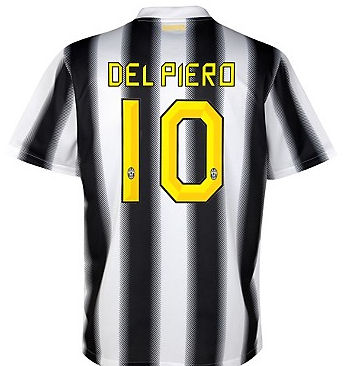 2011-12 Juventus Nike Home Shirt (Del Piero 10)