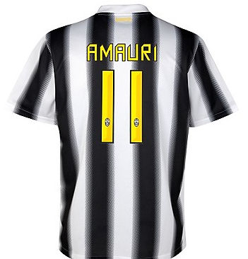 2011-12 Juventus Nike Home Shirt (Amauri 11)