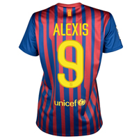 2011-12 Barcelona Nike Womens Home Shirt (Alexis 9)