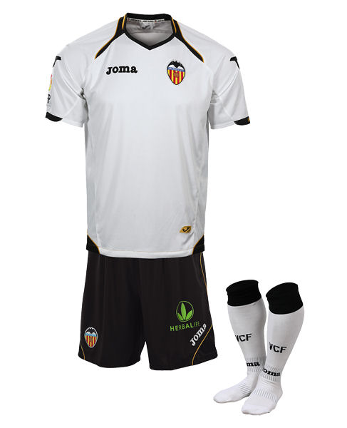 2011-12 Valencia Joma Home Little Boys Mini Kit