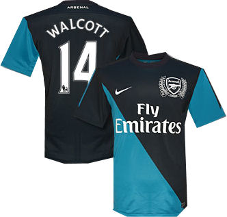 2011-12 Arsenal Nike Away Shirt (Walcott 14)