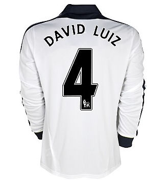 2011-12 Chelsea Long Sleeve Third Shirt (David Luiz 4)