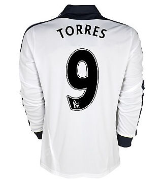 2011-12 Chelsea Long Sleeve Third Shirt (Torres 9)