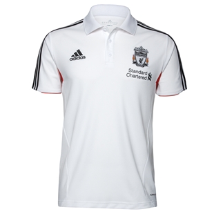 2011-12 Liverpool Adidas Polo Shirt (White)