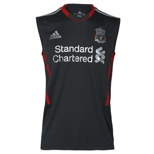 2011-12 Liverpool Adidas Sleeveless Jersey (Black)