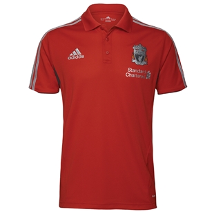2011-12 Liverpool Adidas Polo Shirt (Red) - Kids