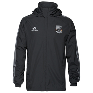 2011-12 Liverpool Adidas Allweather Jacket (Grey) - Kids
