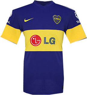 2011-12 Boca Juniors Nike Home Football Shirt