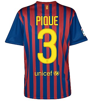 2011-12 Barcelona Nike Home Shirt (pique 3)