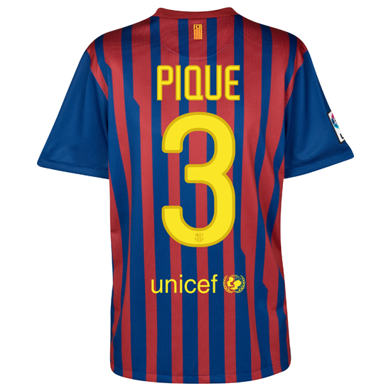 2011-12 Barcelona Nike Home Shirt (pique 3)