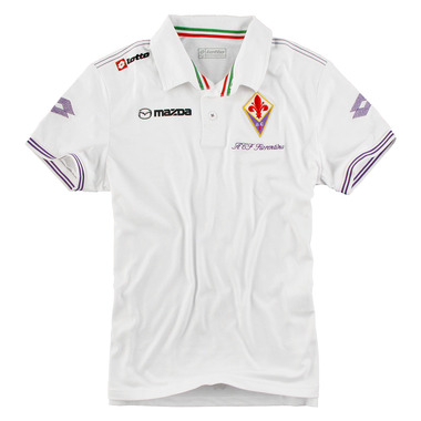 2011-12 Fiorentina Lotto Polo Shirt (White)