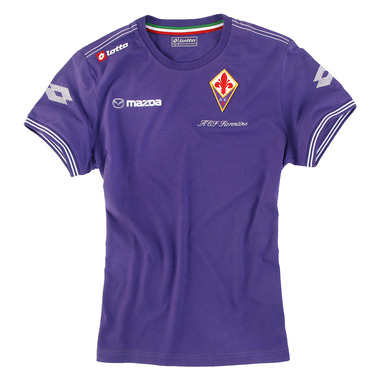 2011-12 Fiorentina Lotto Logo Tee (Purple)