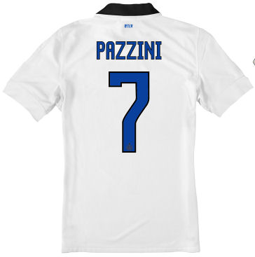2011-12 Inter Milan Nike Away Shirt (Pazzini 7)