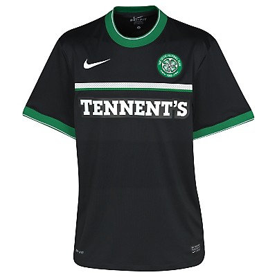 2011-12 Celtic Nike Pre-Match Training Shirt (Black)