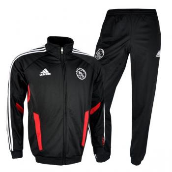 2011-12 Ajax Adidas Presentation Tracksuit (Kids) - Black