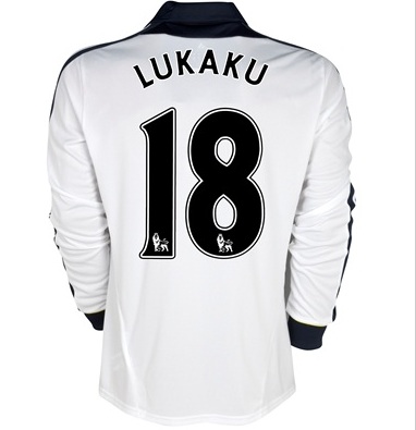 2011-12 Chelsea Long Sleeve Third Shirt (Lukaku 18)