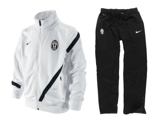 2011-12 Juventus Nike Sideline Tracksuit (White) - Kids
