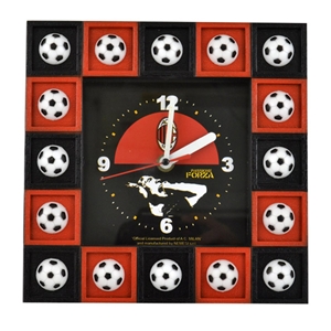 AC Milan Square Wall Clock